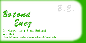 botond encz business card